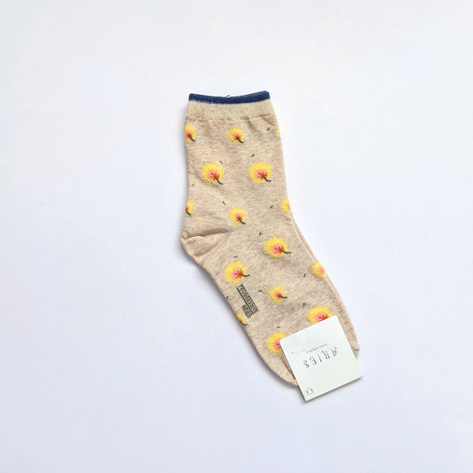 Small Flowers Women Long Socks | Animal Socks | Dog Socks | Womens Socks | Colorful Socks | Cotton Socks | Soft Socks
