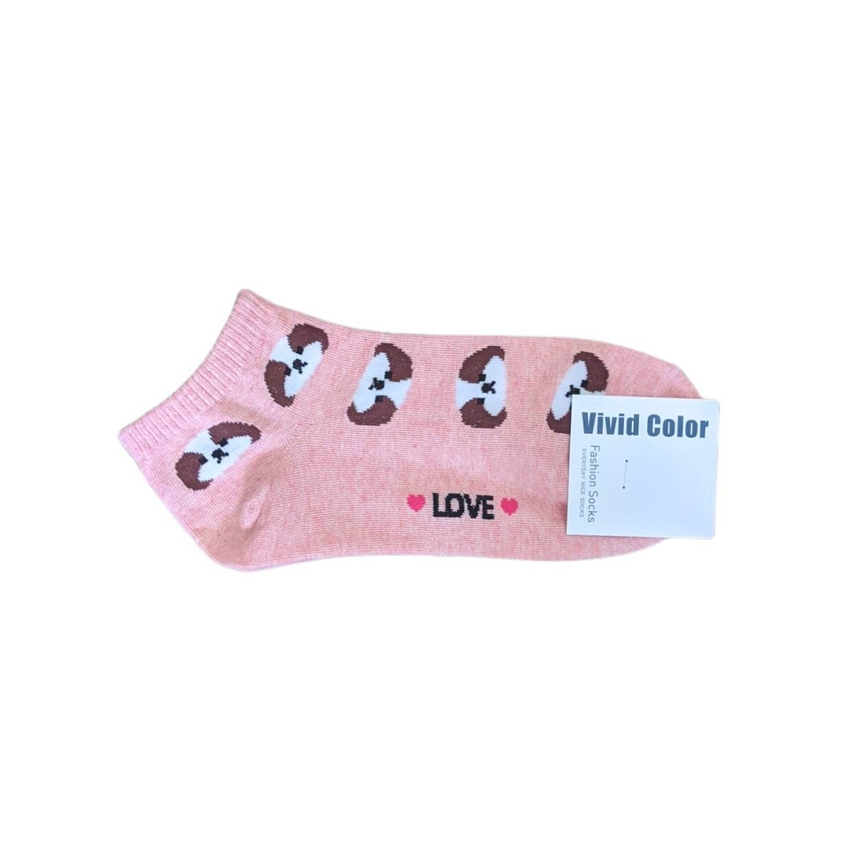 Love Dogs Collection Women Socks | White Socks | Dog Socks | Womens Socks | Happy Socks | Cute Socks | Animal Socks