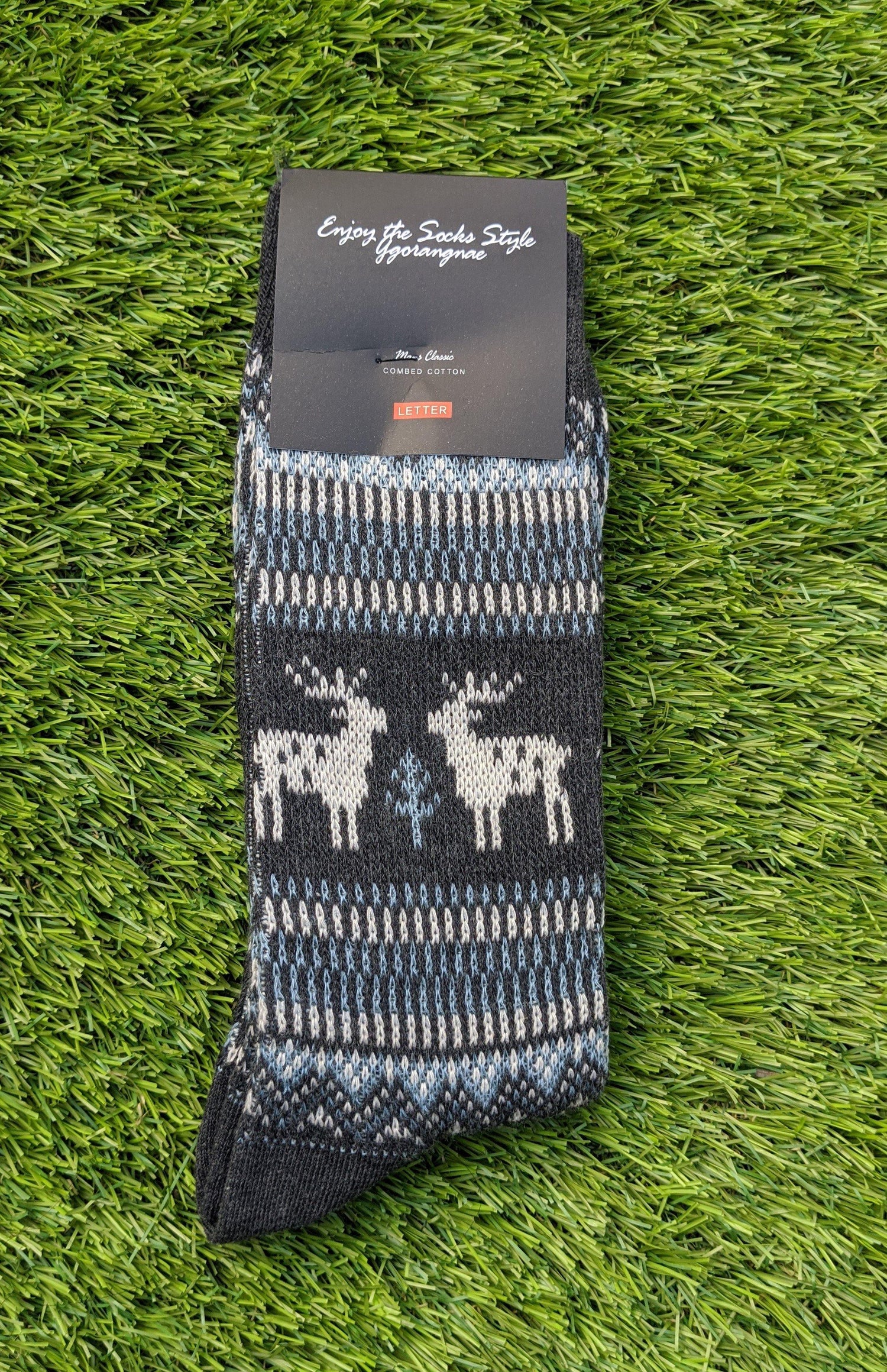 Thick Reindeer Men Long Socks| Colorful Socks | Cotton Socks | Long Socks | Men Socks 