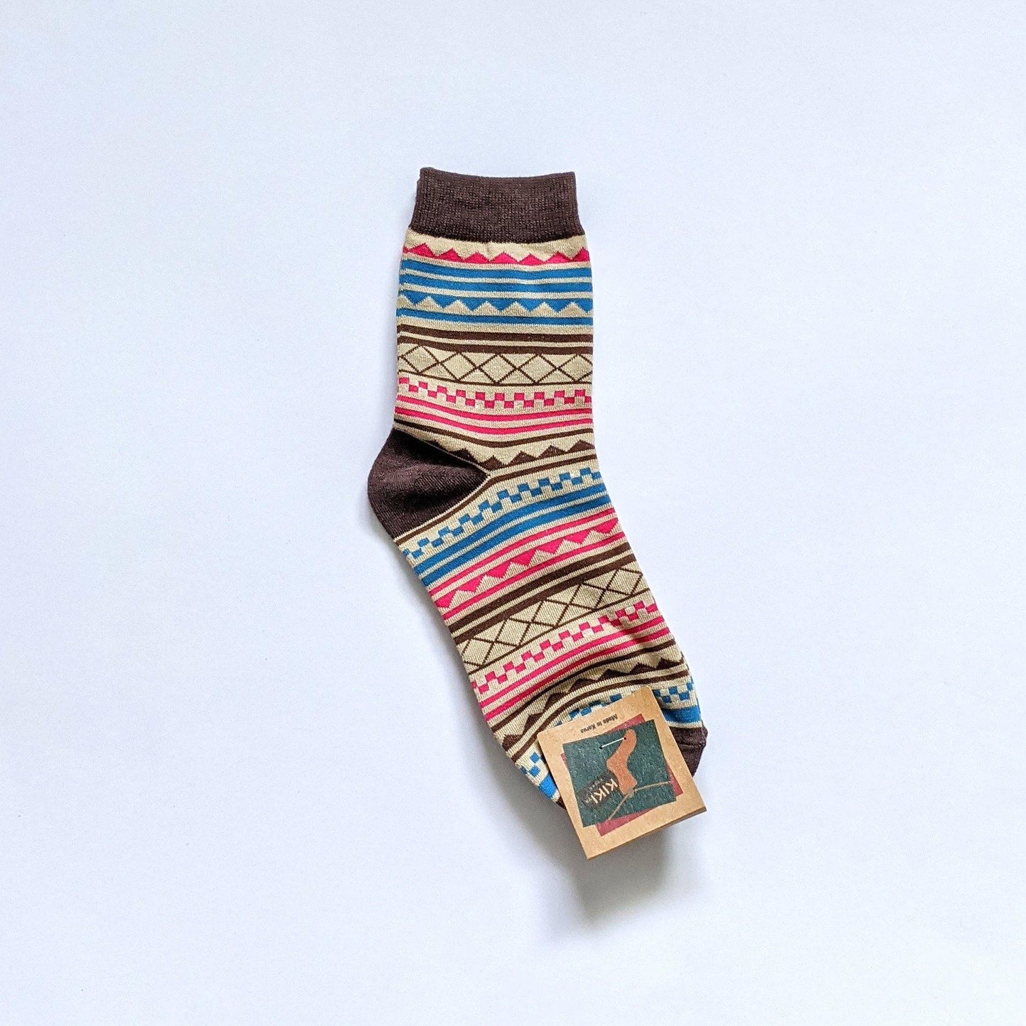 Geometric Style Women Long Socks | Colorful Socks | Soft Socks | Long Socks | Women Socks